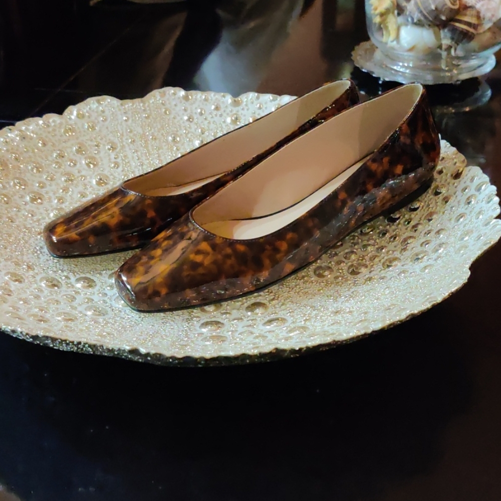 Steve Madden tortoise ballet flats - size 8.5 - EUC